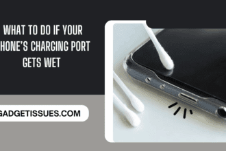 how to get water out your phone charging port