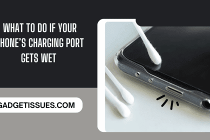 how to get water out your phone charging port