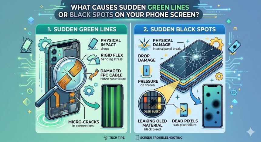 Green Lines on Phone Screen