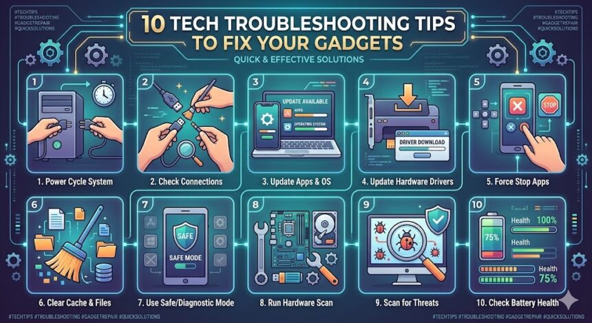 Troubleshooting Tips to Fix Your Gadgets