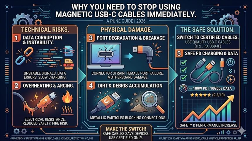 magnetic USB C cables